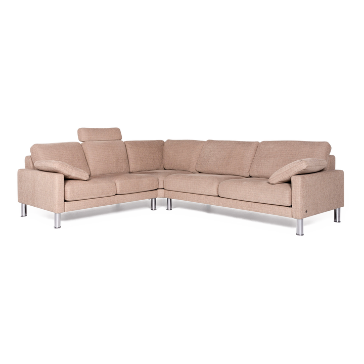 Rolf Benz Ego Designer Stoff Sofa Beige Ecksofa Couch #8816