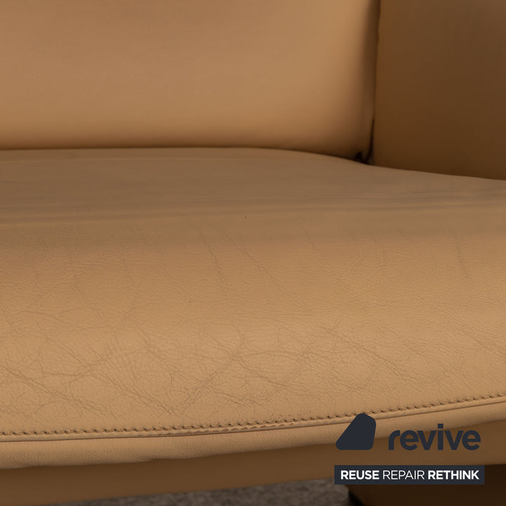 de sede DS 320 Leder Sessel Garnitur Creme