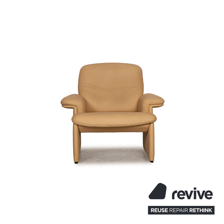 de sede DS 320 Leder Sessel Garnitur Creme