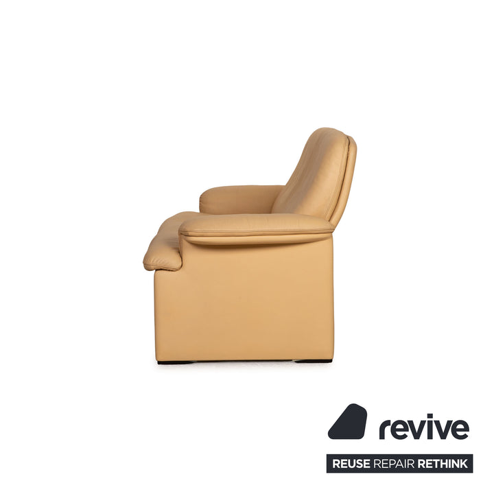 de sede DS 320 Leder Sofa Creme Zweisitzer Couch