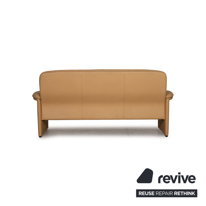 de sede DS 320 Leder Sofa Creme Zweisitzer Couch
