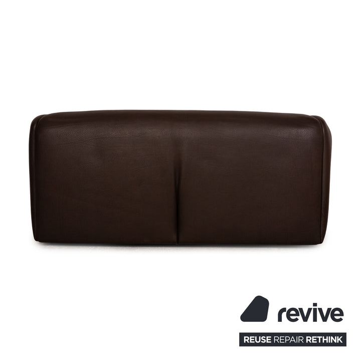 de Sede DS 47 Leder Zweisitzer Braun Sofa Couch