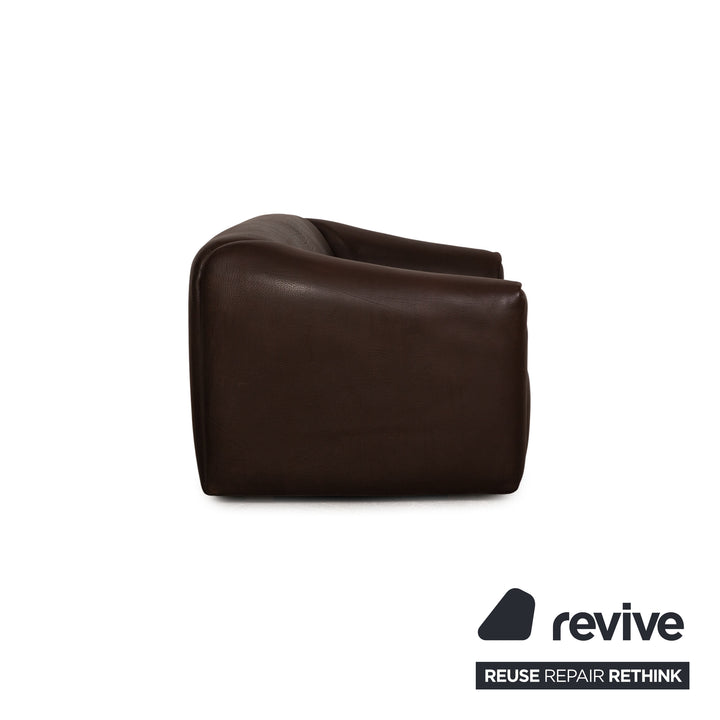 de Sede DS 47 Leder Zweisitzer Braun Sofa Couch