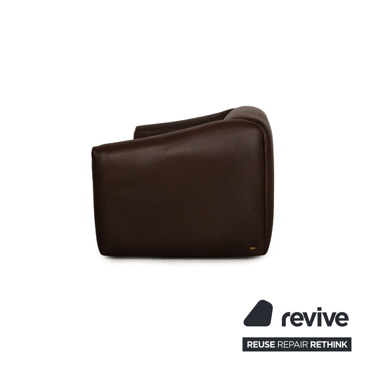 de Sede DS 47 Leder Zweisitzer Braun Sofa Couch
