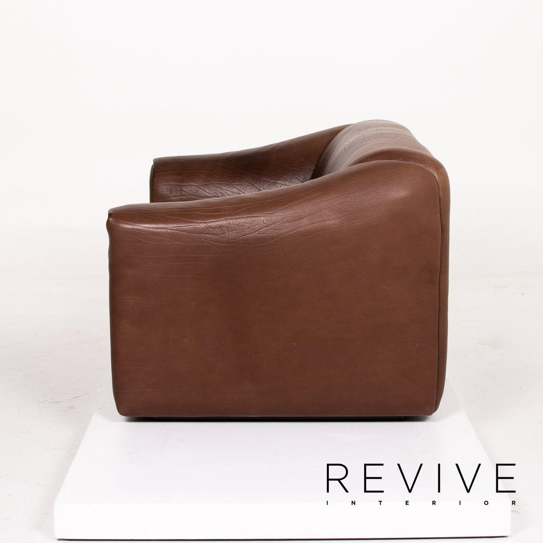de Sede DS 47 leather sofa set brown 2x two-seater #14273
