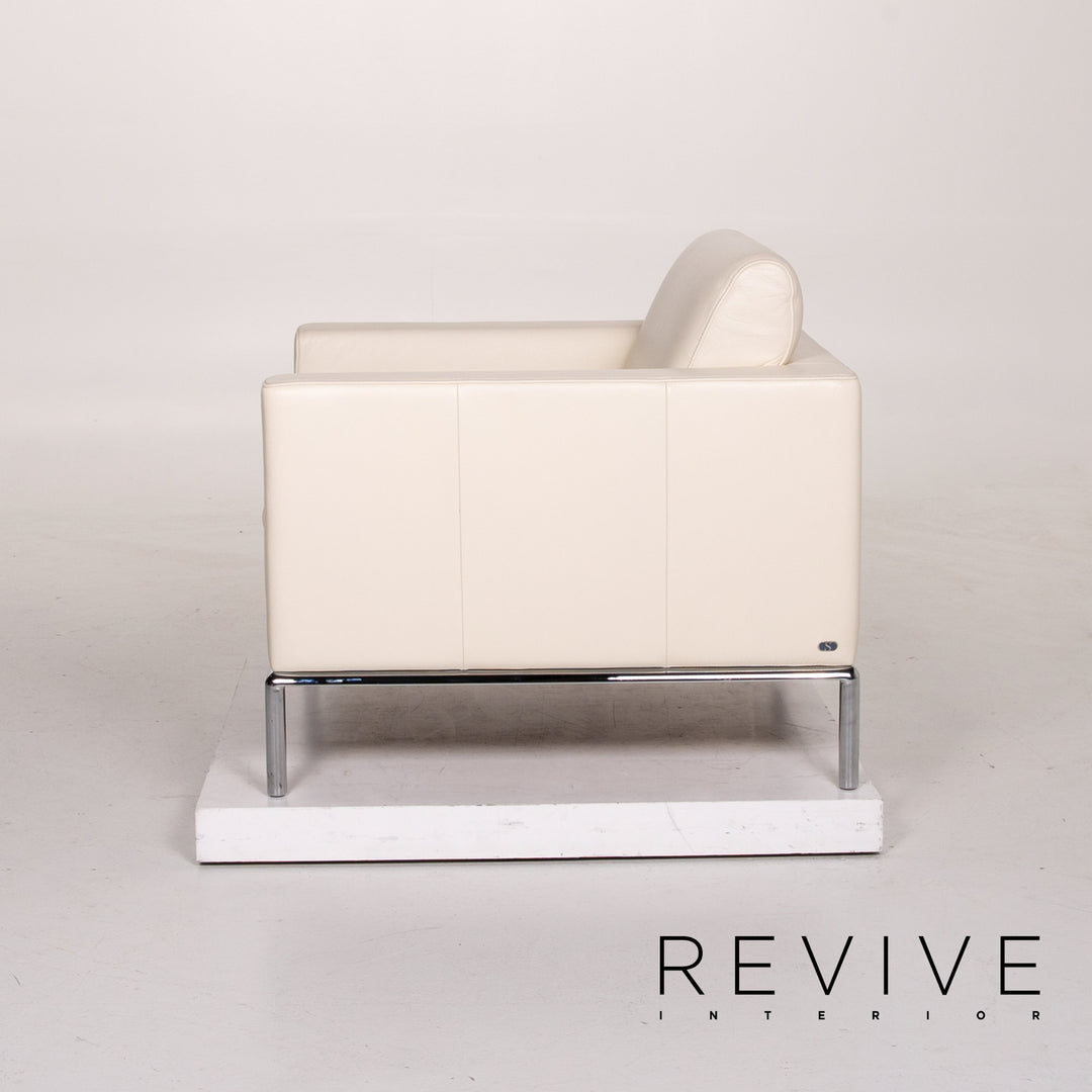 de Sede DS 5 fauteuil en cuir crème #14073