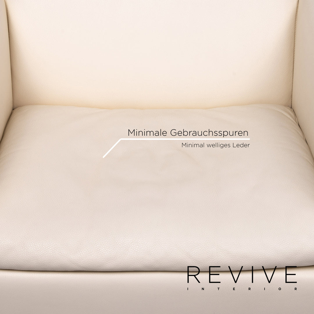 de Sede DS 5 fauteuil en cuir crème #14073