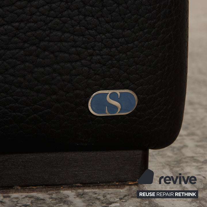 de Sede DS 50 Leather Stool Black