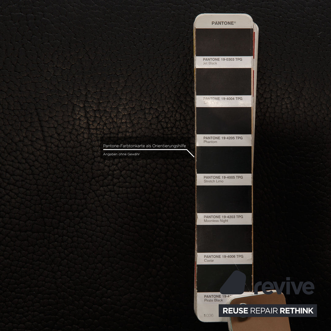 de Sede DS 50 Leather Stool Black