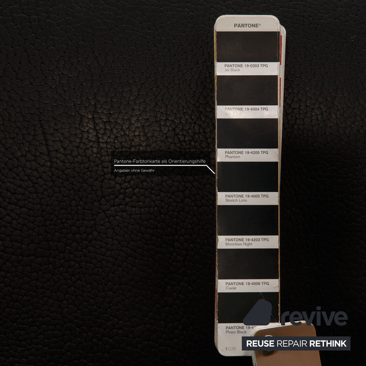 de Sede DS 50 Leather Stool Black