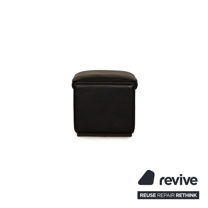 de Sede DS 50 Leather Stool Black