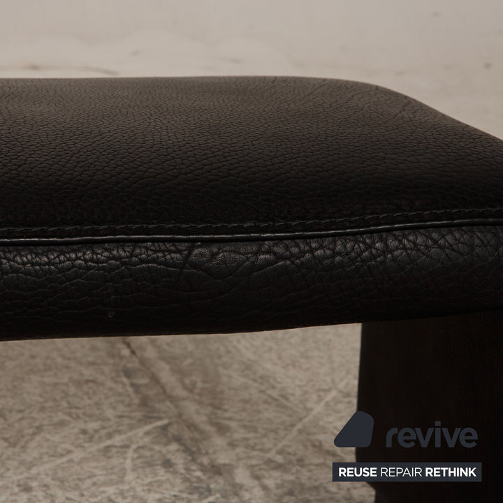 de Sede DS 50 Leather Stool Black