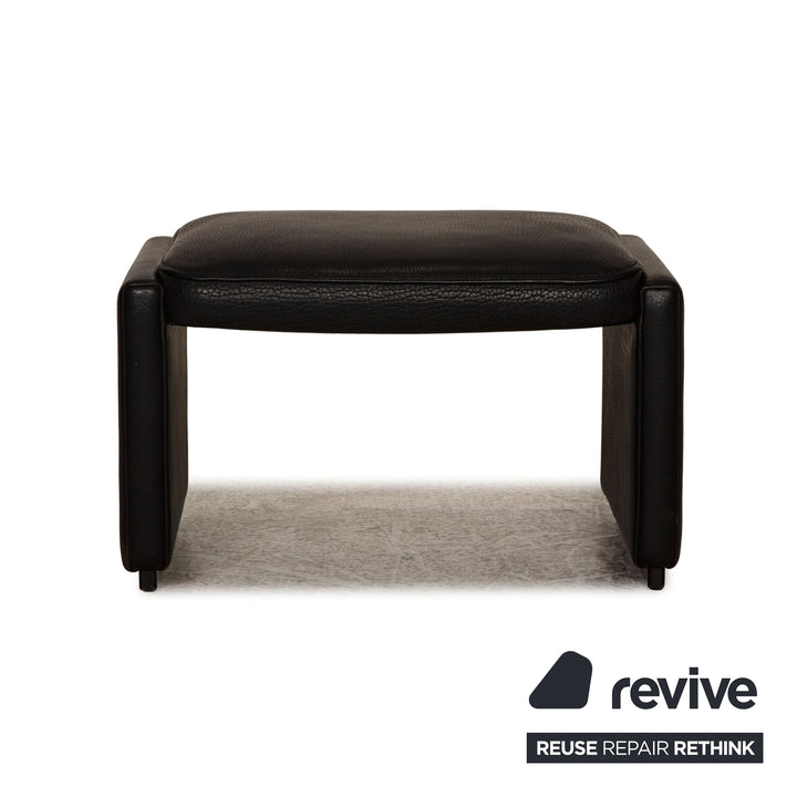de Sede DS 50 Leather Stool Black