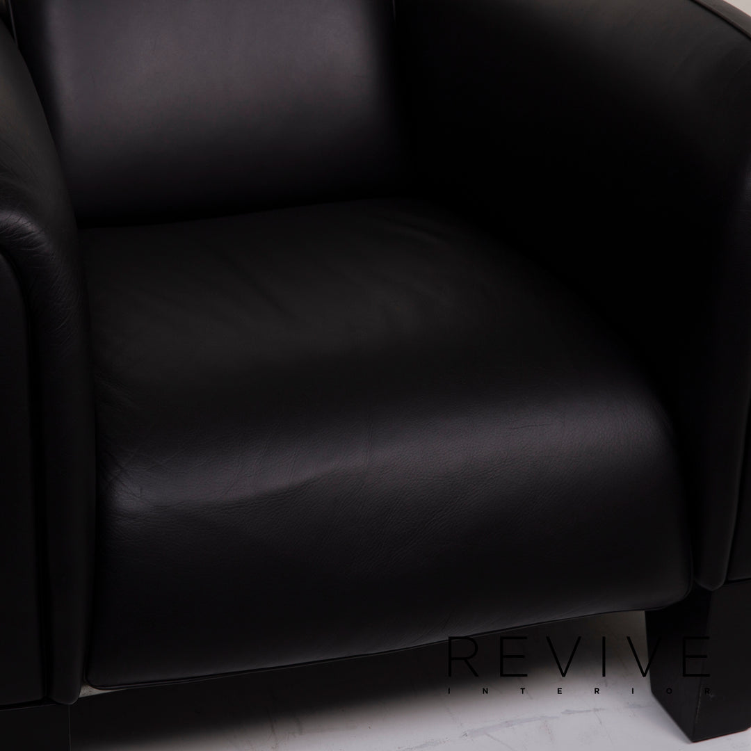 de Sede ds 57 Leder Sessel Schwarz #15160