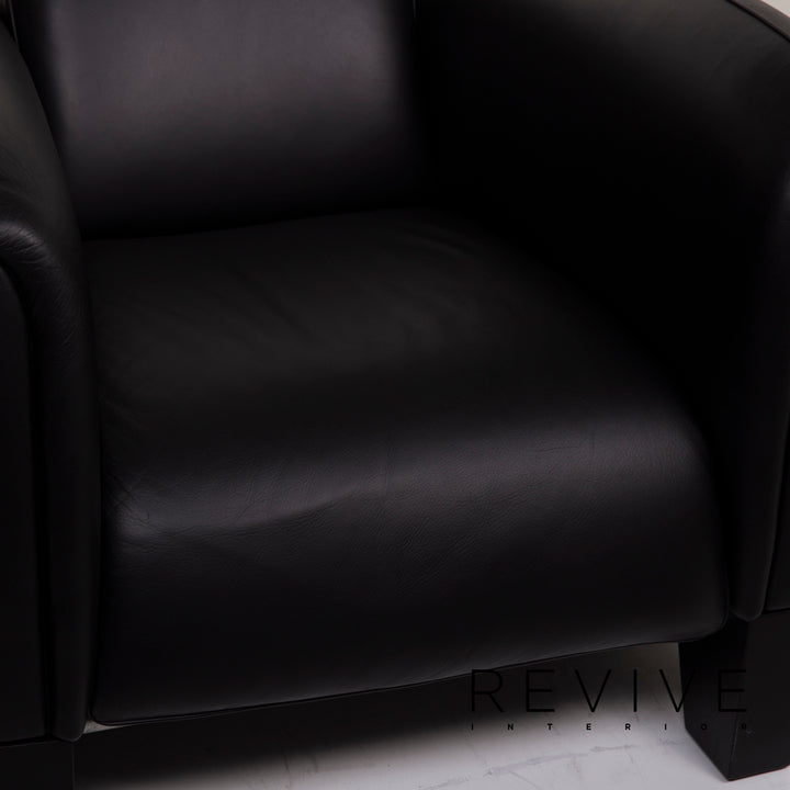 de Sede ds 57 Leder Sessel Schwarz #15160