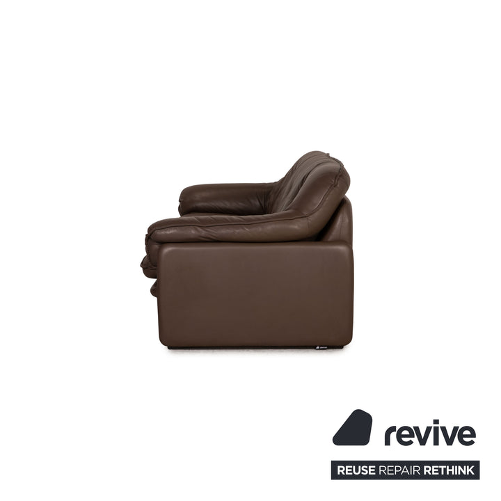 de Sede DS 61 three-seater leather brown