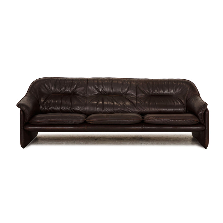 de Sede DS 61 leather three-seater brown sofa couch