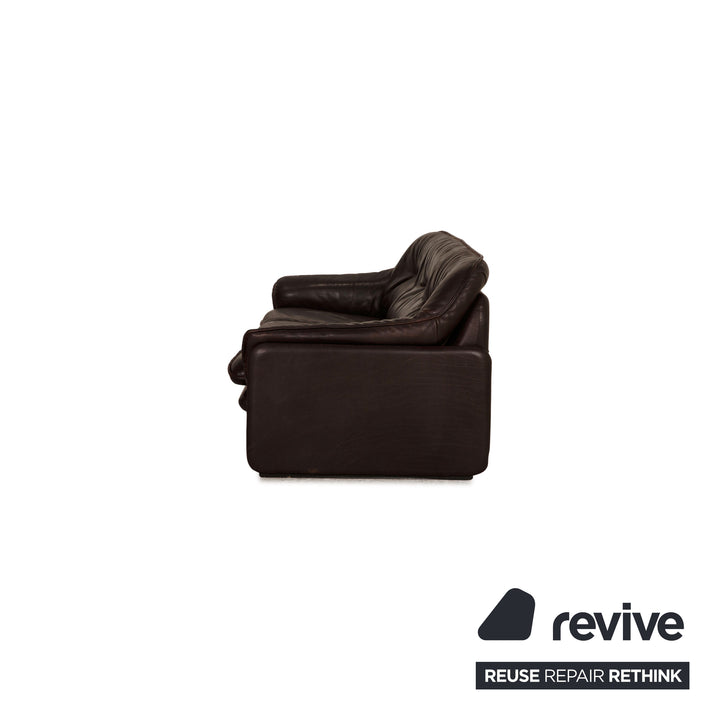de Sede DS 61 leather three-seater brown sofa couch