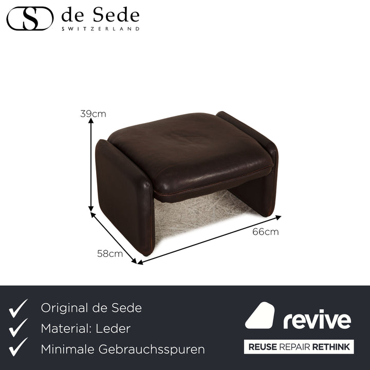de Sede DS 61 leather stool brown