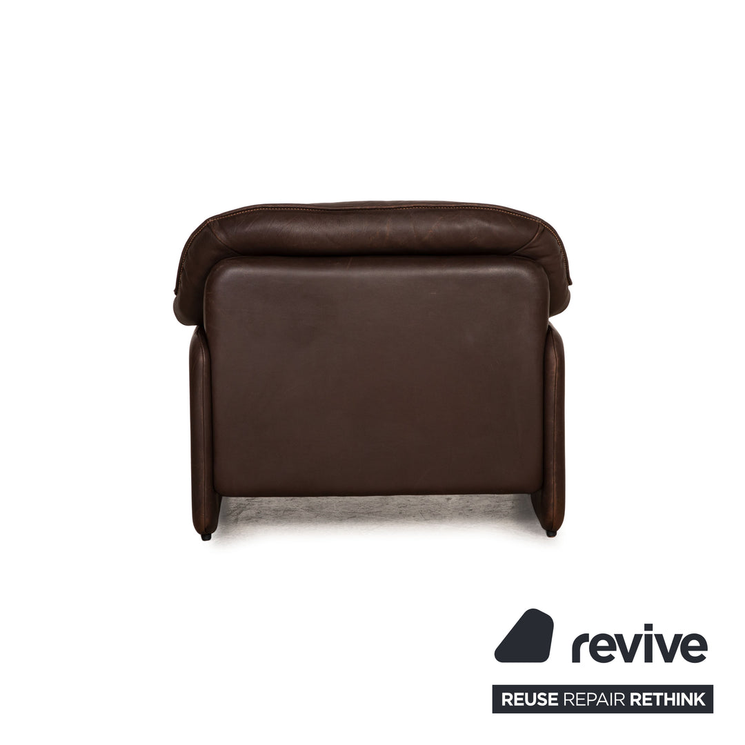de Sede DS 61 leather armchair brown