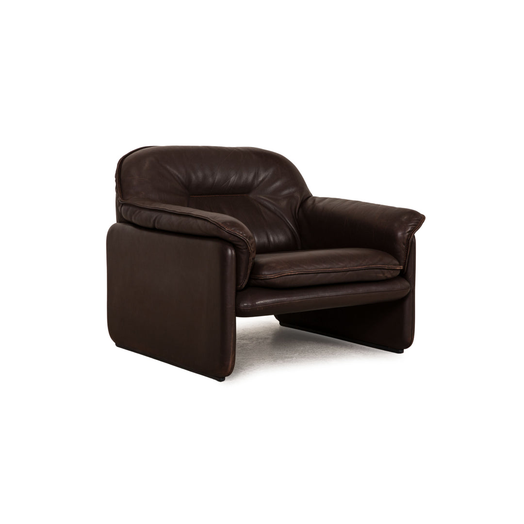 de Sede DS 61 leather armchair brown