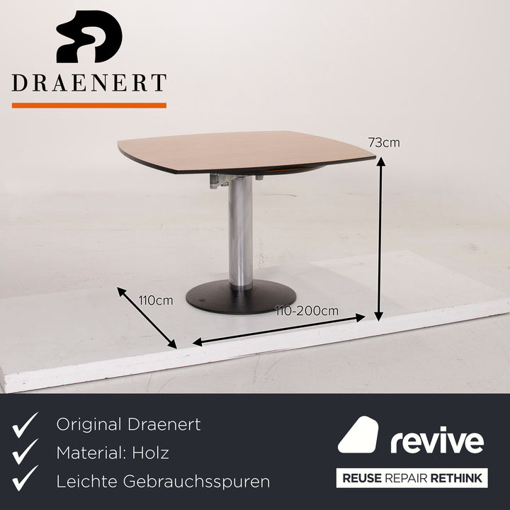 Draenert Titan III wood table brown dining table wood metal function #14639