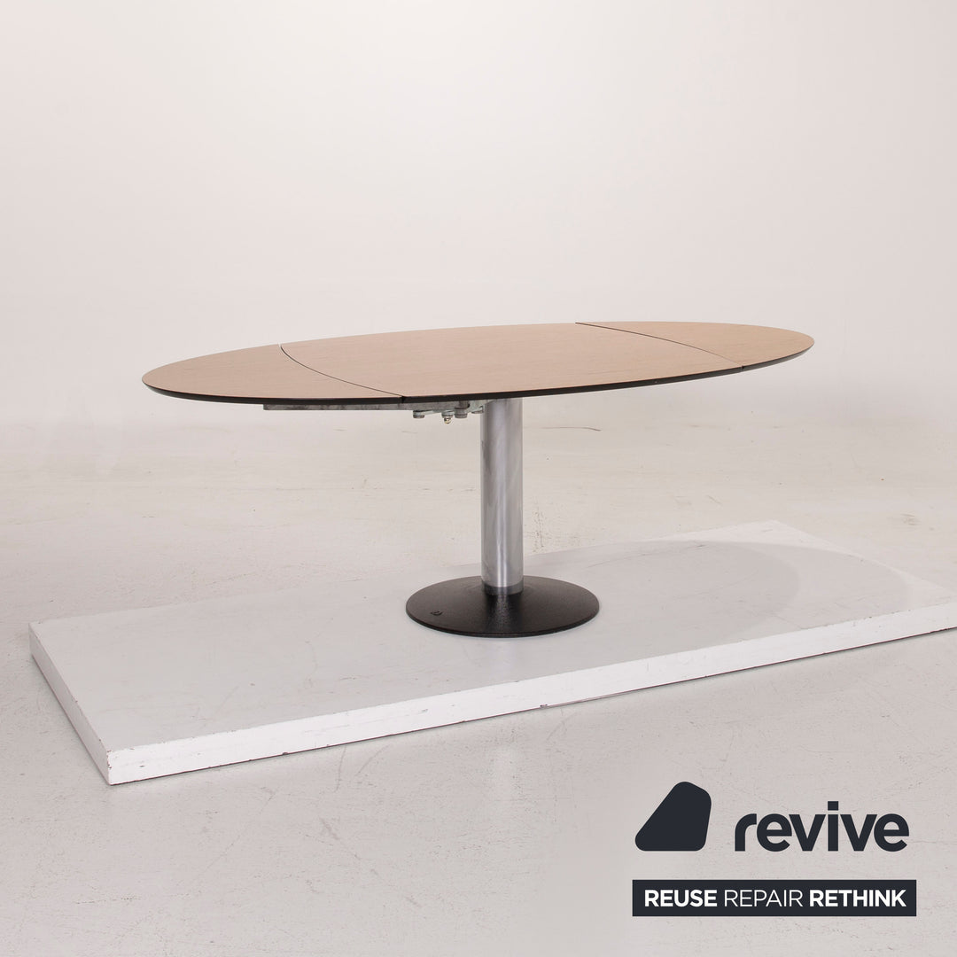 Draenert Titan III wood table brown dining table wood metal function #14639