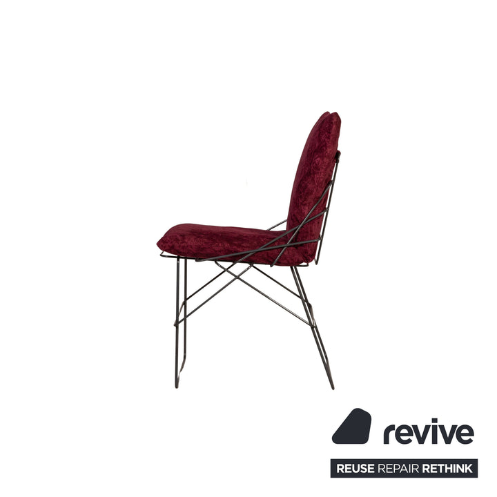DRIADE SOF SOF metal chair Bordeaux