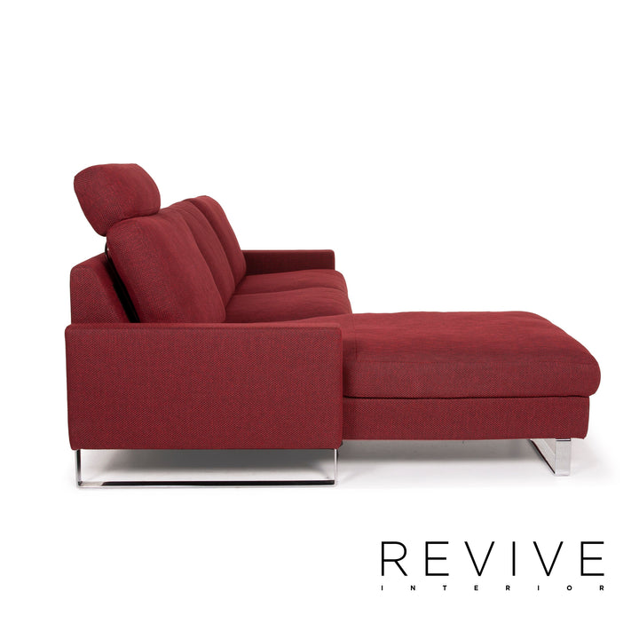 Erpo CL 500 Stoff Sofa Rot Ecksofa