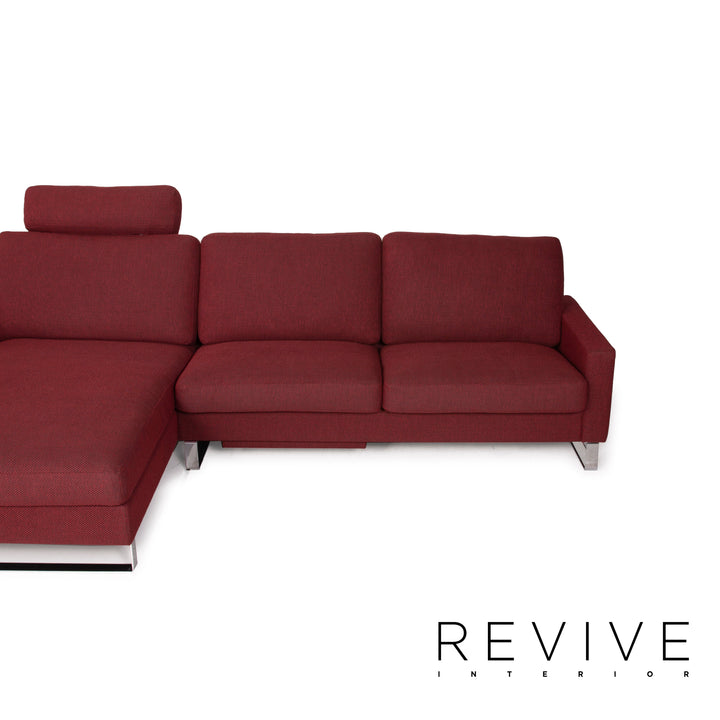 Erpo CL 500 Stoff Sofa Rot Ecksofa