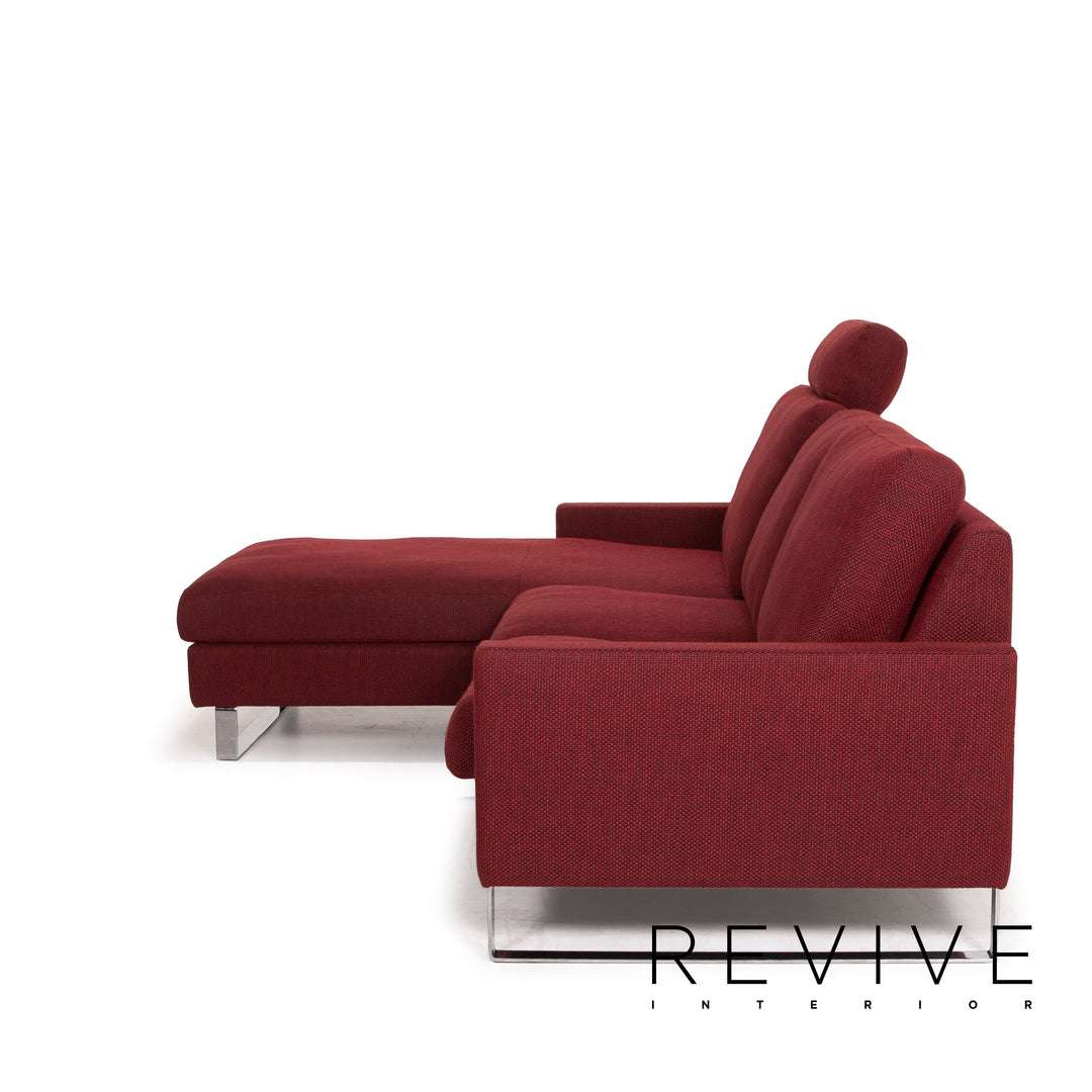 Erpo CL 500 Stoff Sofa Rot Ecksofa