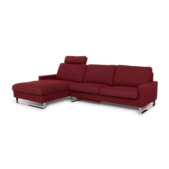 Erpo CL 500 Stoff Sofa Rot Ecksofa
