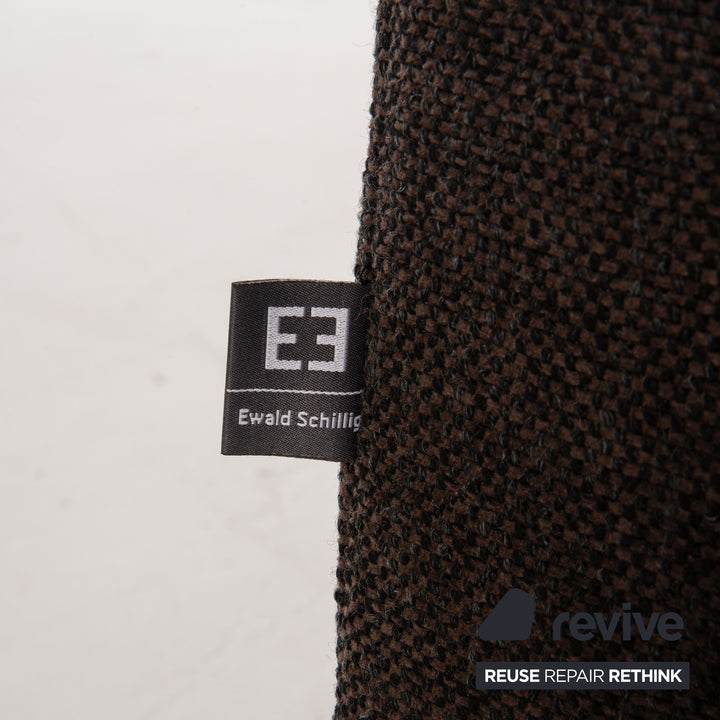 Ewald Schillig Domino Stoff Sofa Braun Ecksofa Couch