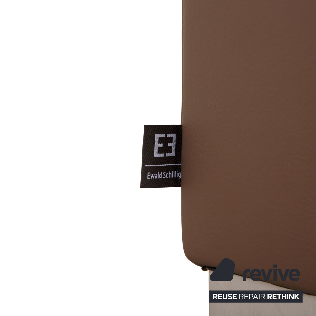 Ewald Schillig Flex Plus Canapé d'angle en cuir Marron Canapé