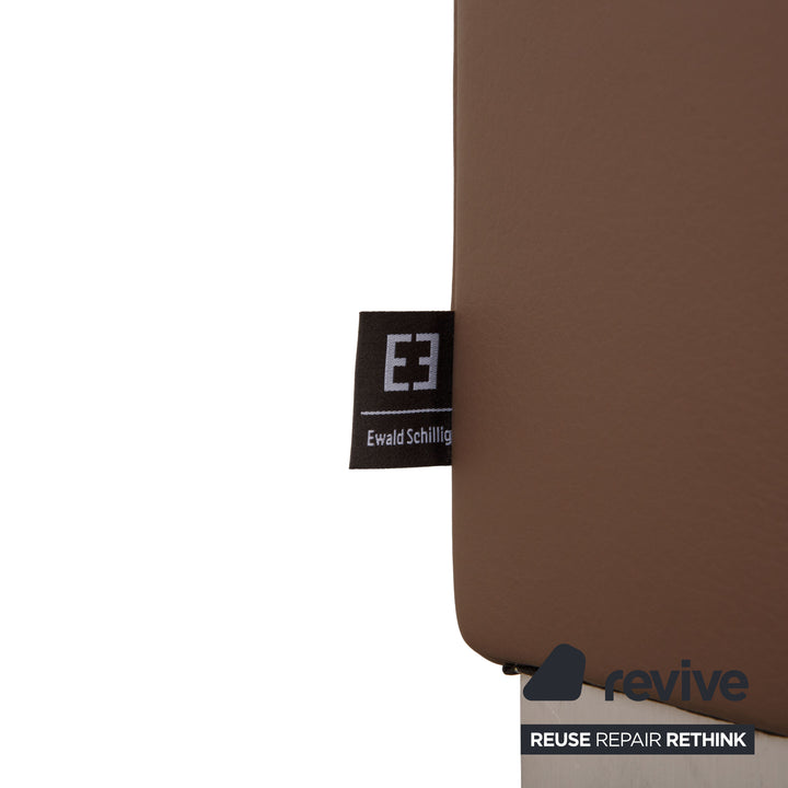 Ewald Schillig Flex Plus Canapé d'angle en cuir Marron Canapé