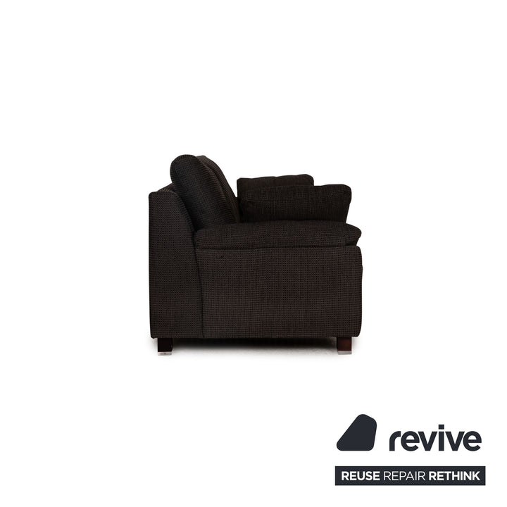 Ewald Schillig Flex Plus Stoff Zweisitzer Grau Couch Sofa