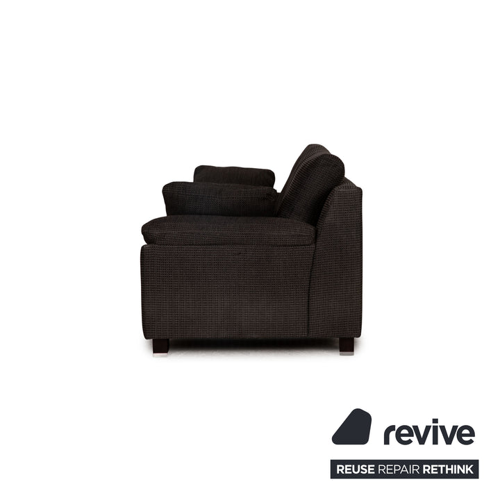 Ewald Schillig Flex Plus Stoff Zweisitzer Grau Couch Sofa