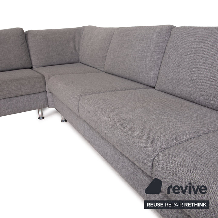 Ewald Schillig La Valetta Stoff Sofa Grau Ecksofa Couch