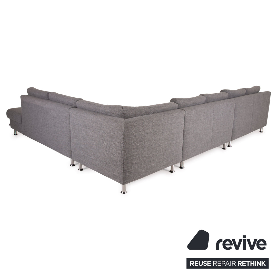 Ewald Schillig La Valetta Stoff Sofa Grau Ecksofa Couch