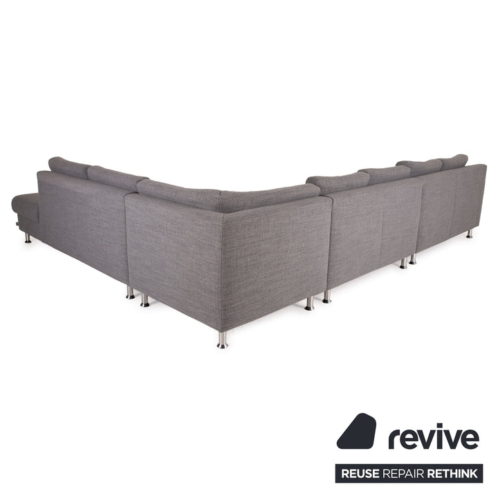 Ewald Schillig La Valetta Stoff Sofa Grau Ecksofa Couch