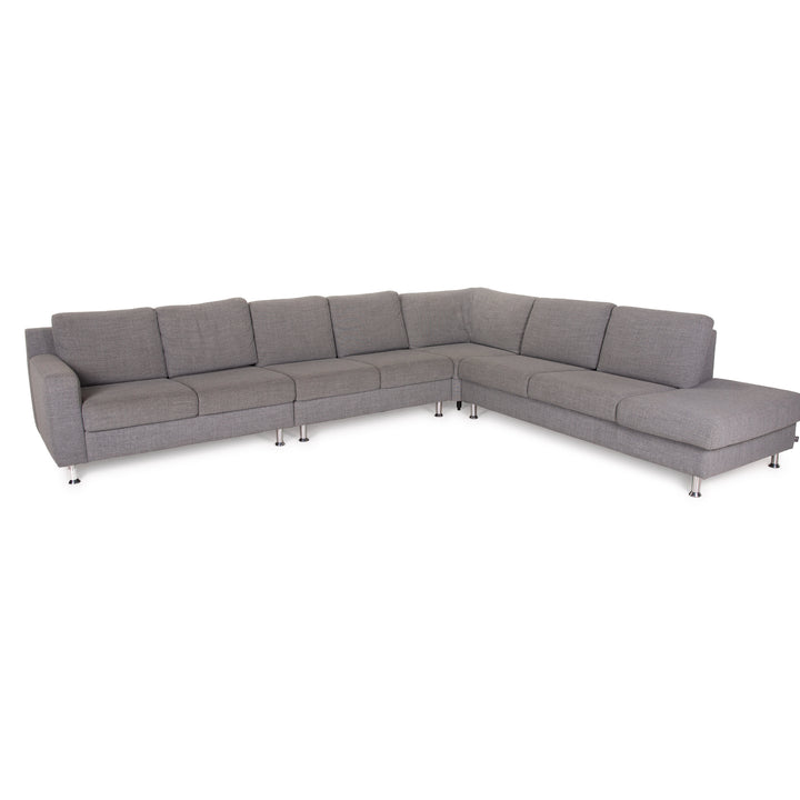 Ewald Schillig La Valetta Stoff Sofa Grau Ecksofa Couch