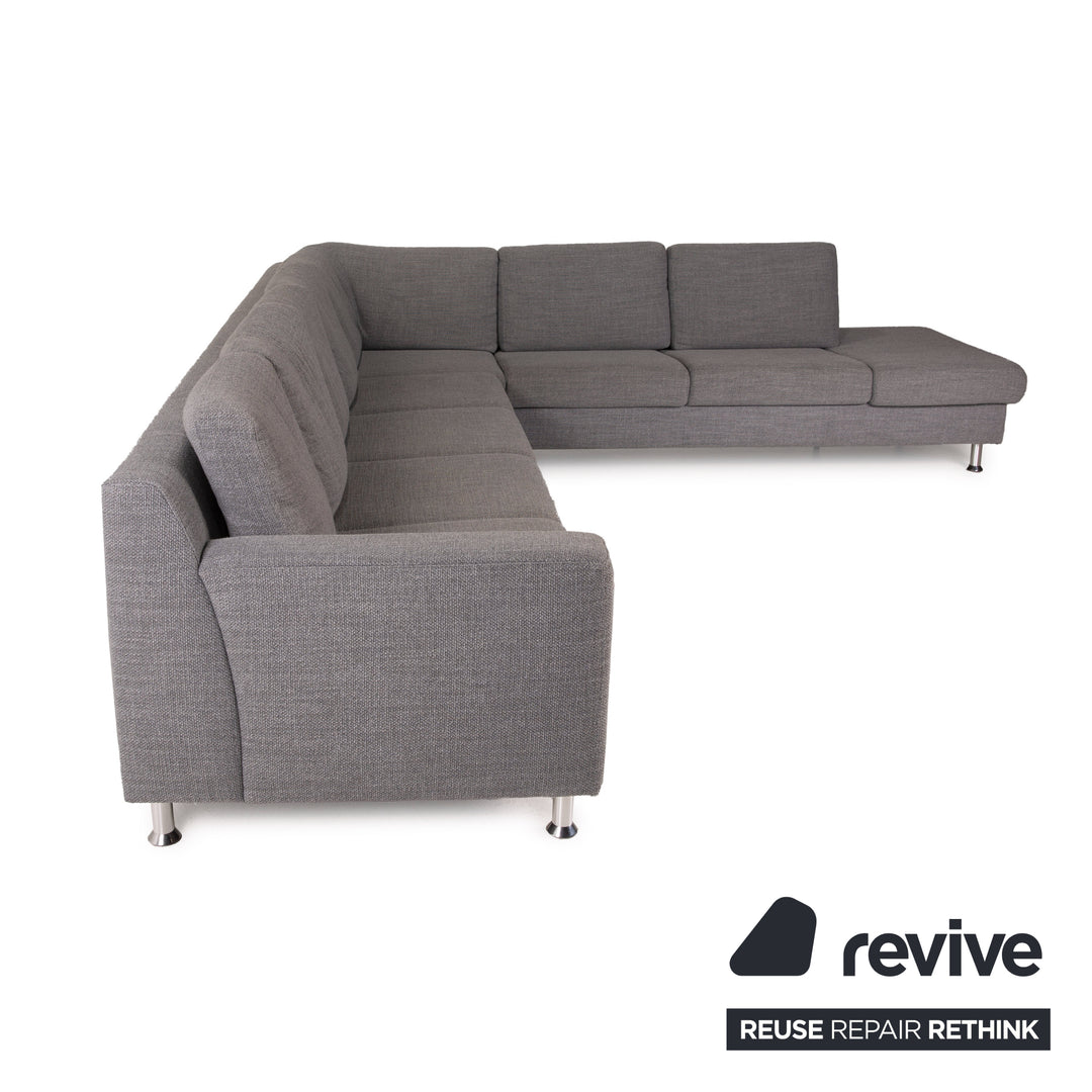 Ewald Schillig La Valetta Stoff Sofa Grau Ecksofa Couch