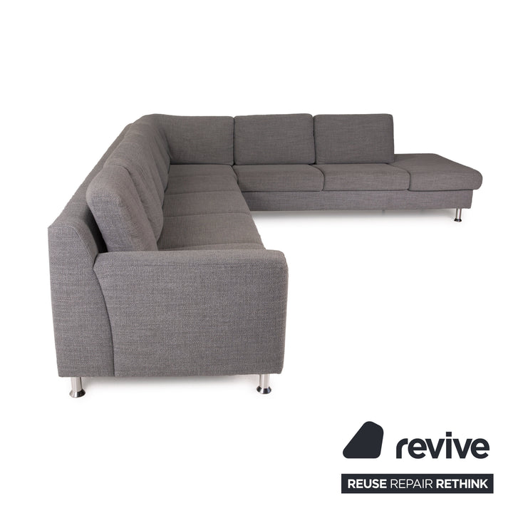 Ewald Schillig La Valetta Stoff Sofa Grau Ecksofa Couch