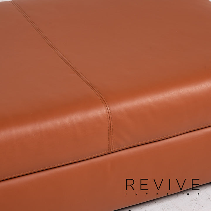 Ewald Schillig Leder Ecksofa Braun Cognac Sofa Funktion Couch #14575