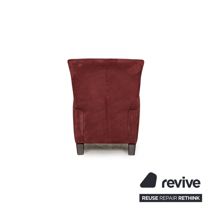 Ewald Schillig Fabric Armchair Red Dark Red