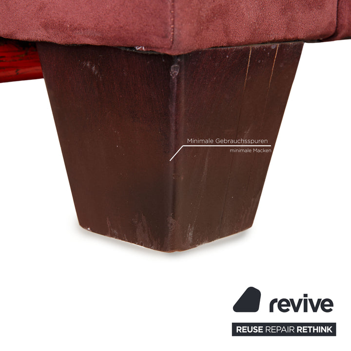 Ewald Schillig Fabric Armchair Red Dark Red