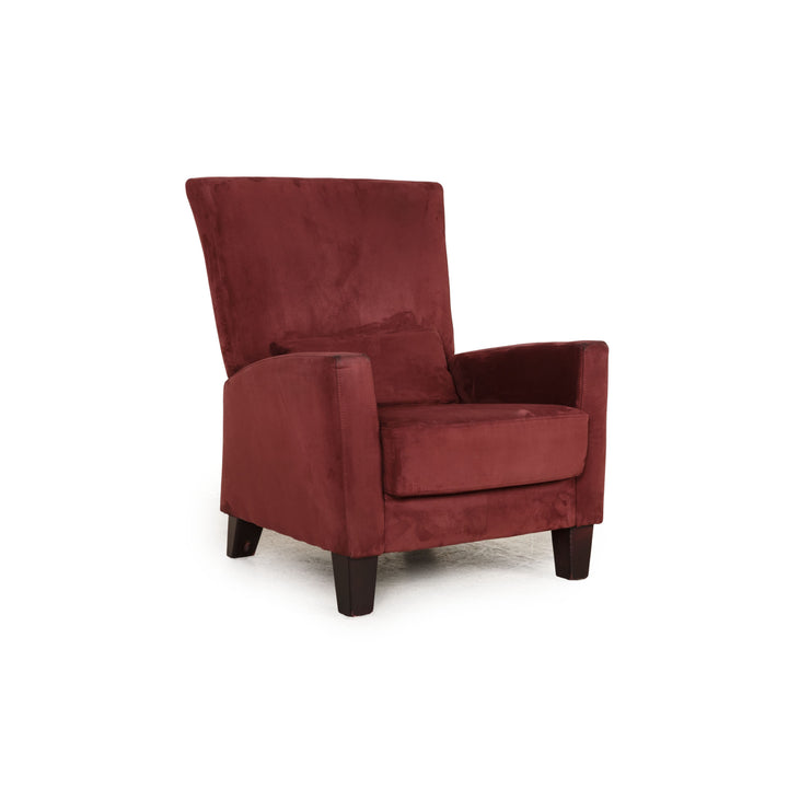 Ewald Schillig Fabric Armchair Red Dark Red