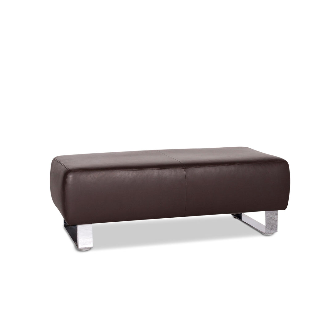 Willi Schillig Taboo Leder Hocker Braun #9894