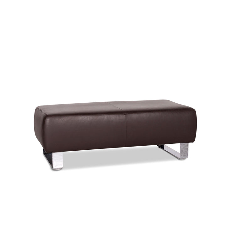 Willi Schillig Taboo Leder Hocker Braun #9894