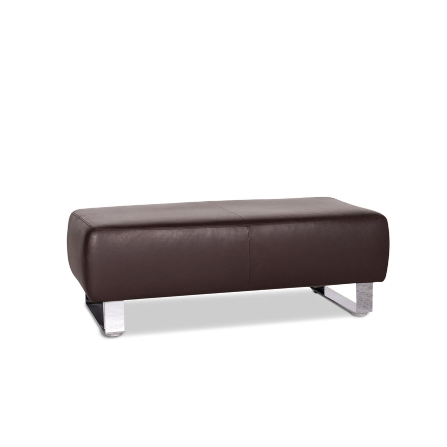 Willi Schillig Taboo Leder Hocker Braun #9894